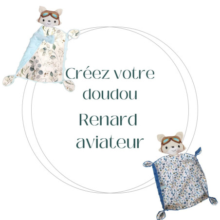 Bouille de renard aviateur à câliner