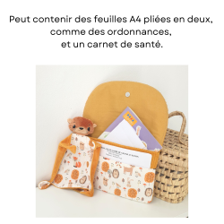 Pochette format carnet de santé