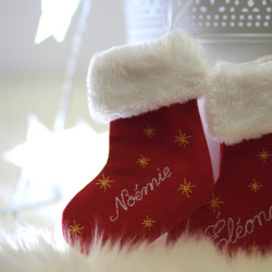 Minie chaussette de Noël