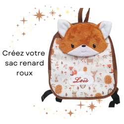 Sac à dos renard roux